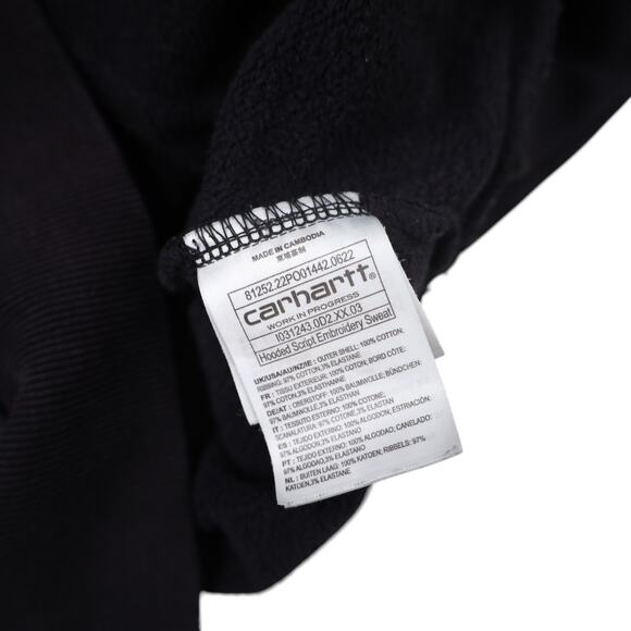 Distressed Carhartt WIP Work in Progress Hoodie - Picture 10 of 11